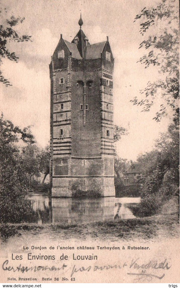 Rotselaer - Le Donjon De L'ancien Château Terheyden - Rotselaar