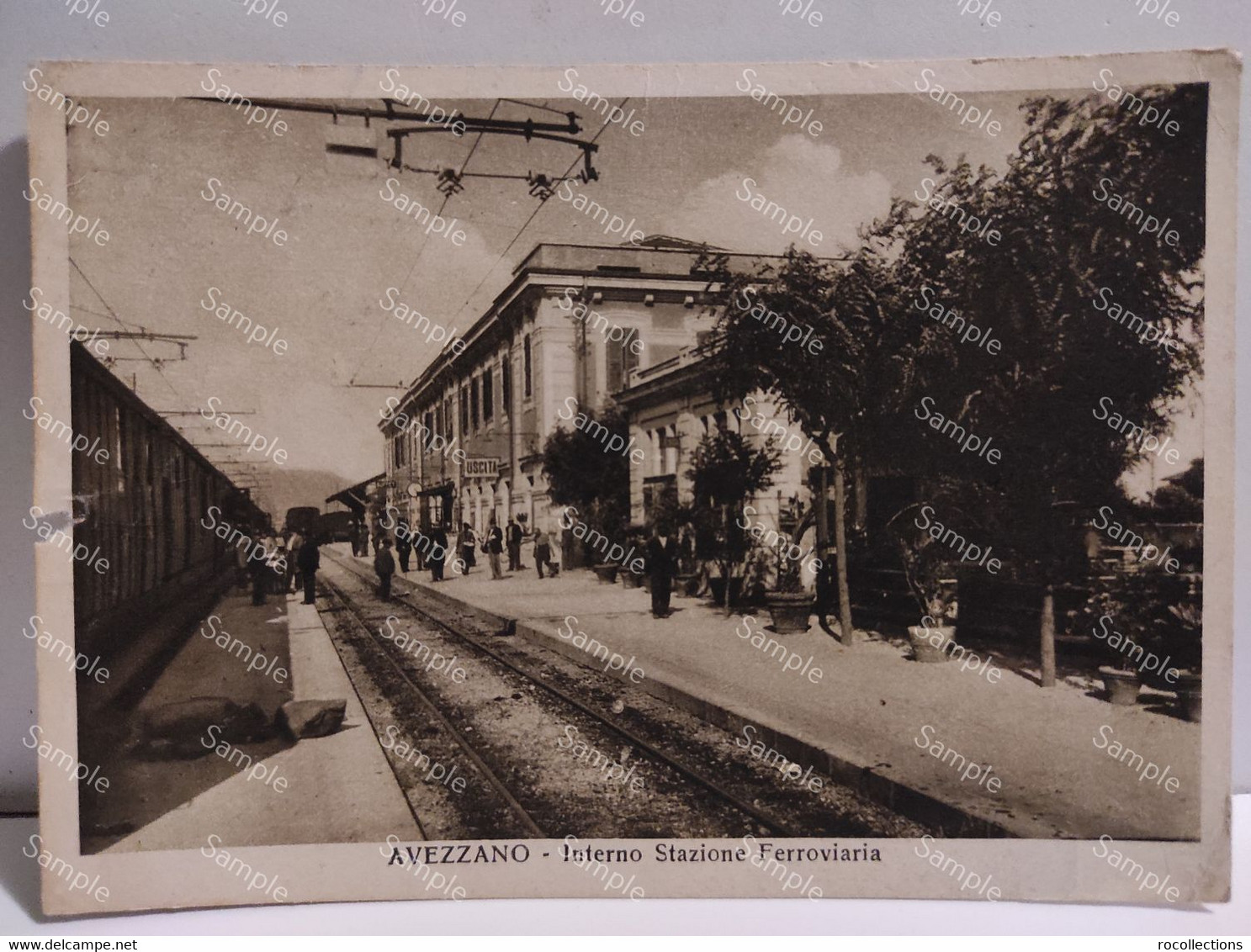 Italia AVEZZANO Interno Stazione Ferroviaria. Spedita - Avezzano