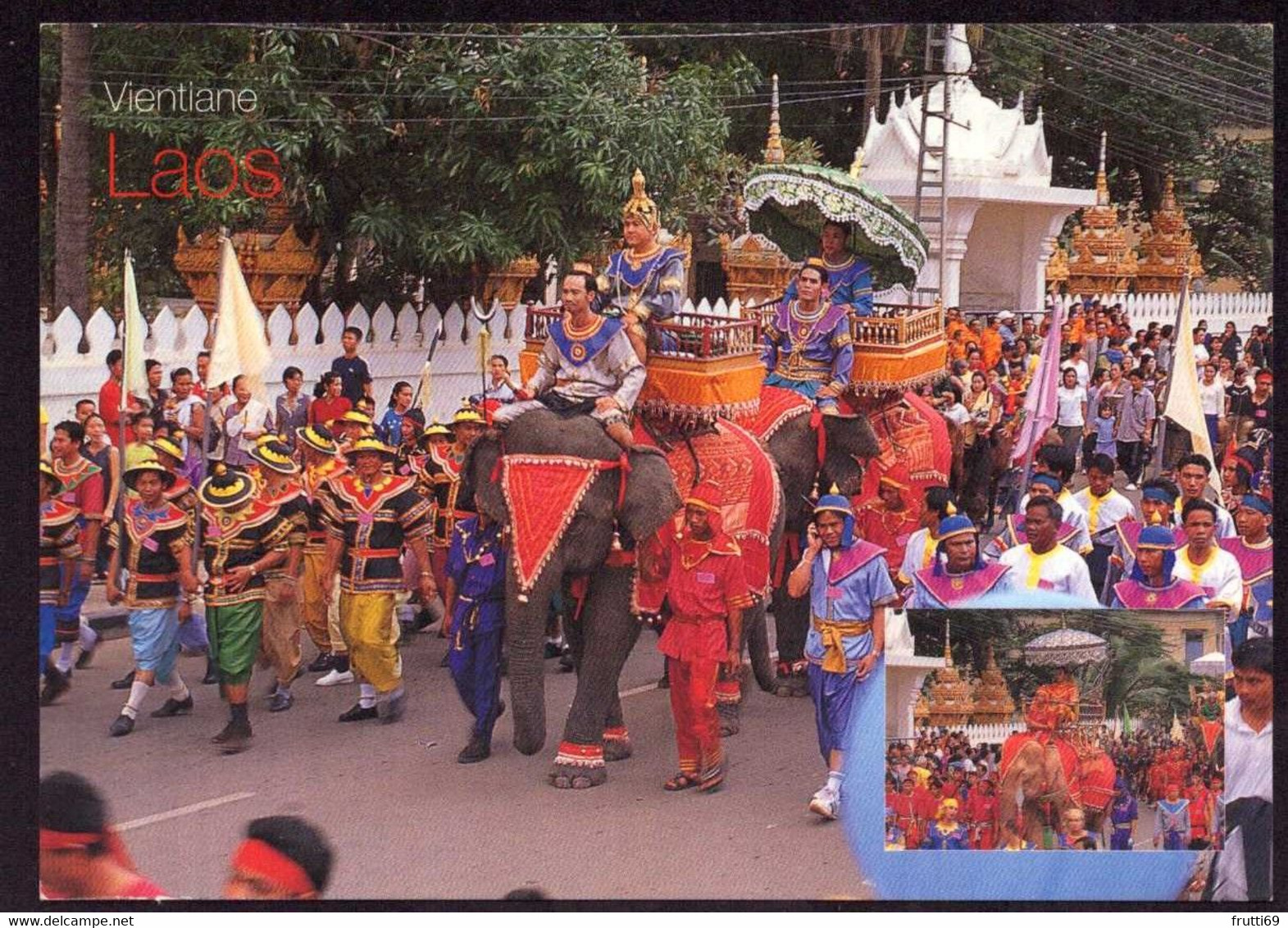 AK 077988 LAOS - Vientiane - The Celebration Parade Of King Fa Ngum The Great - Laos