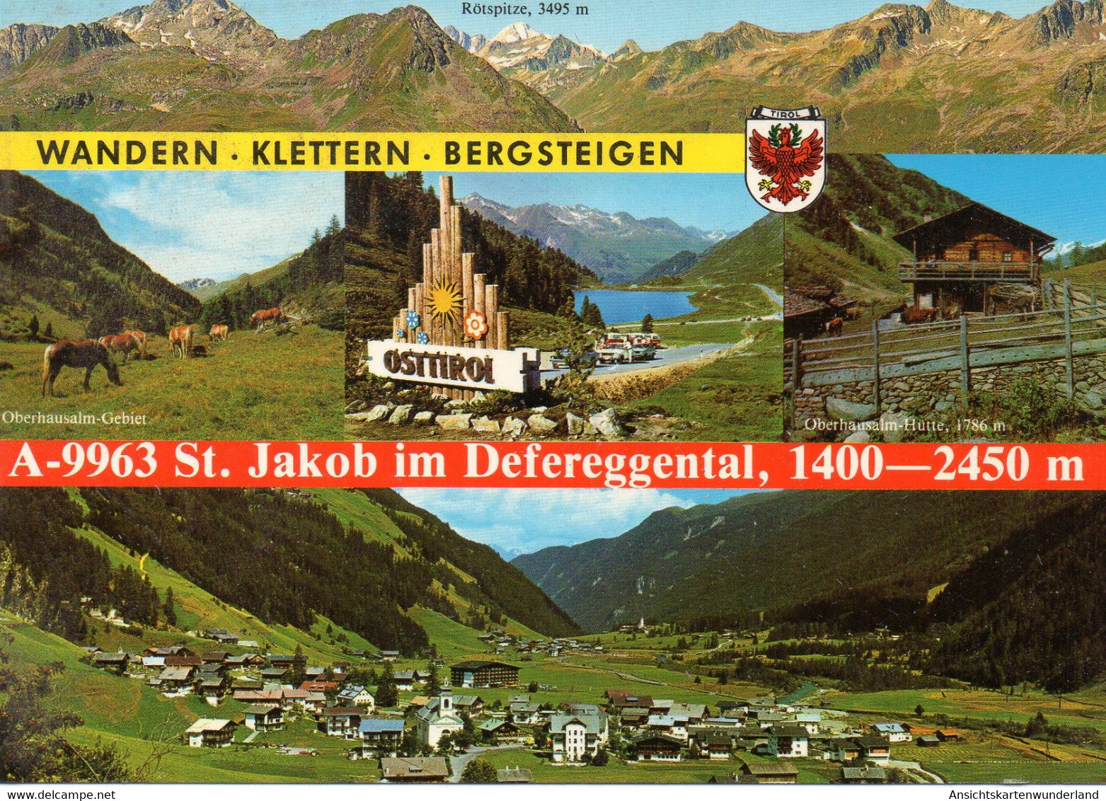 012293  St. Jakob Im Defereggental  Mehrbildkarte - Defereggental