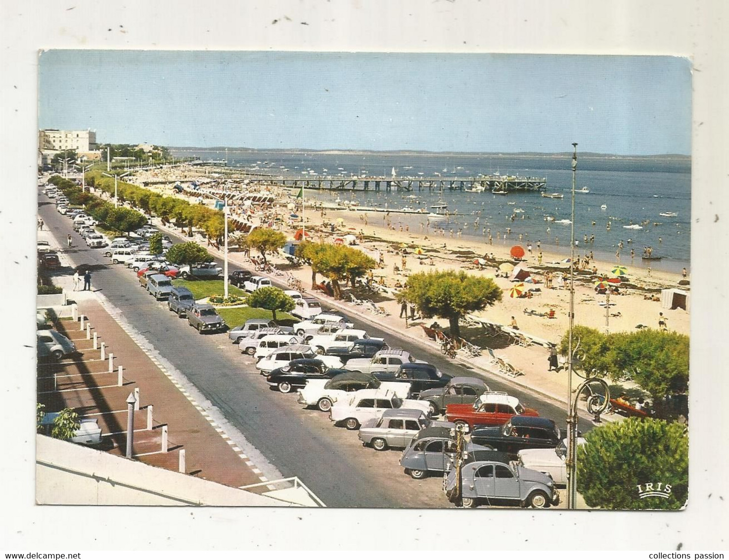 Cp, Automobiles,CITROEN,PANHARD ,2 Cv ,ds , 33 , ARCACHON , Vierge - Turismo