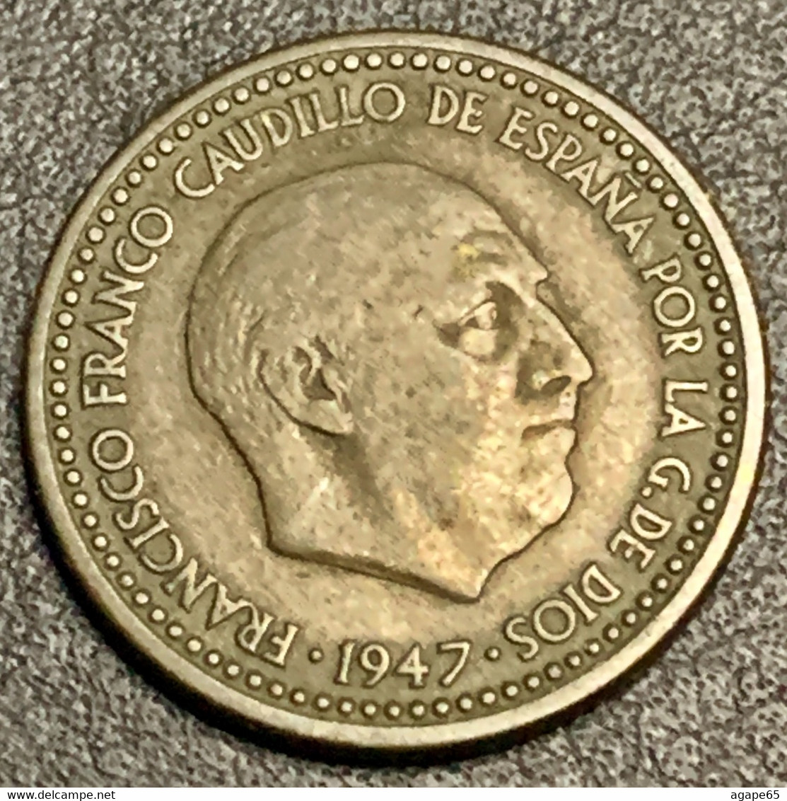 1947 *54 Spain 1 Peseta - 1 Peseta