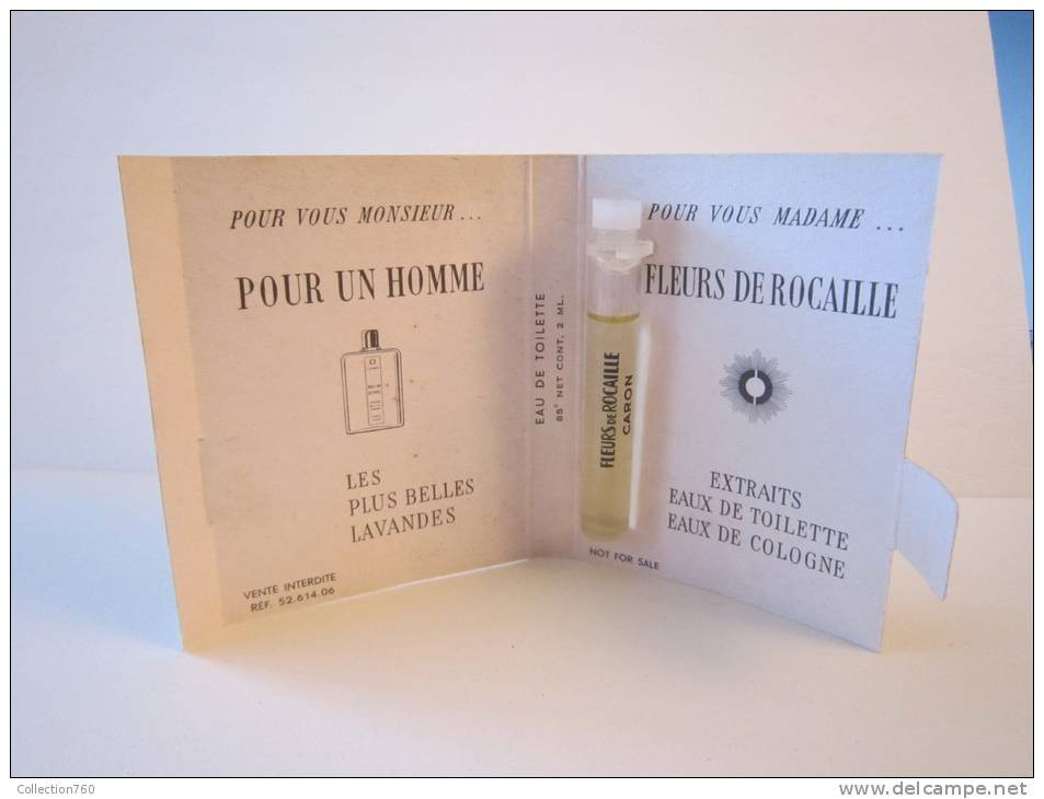 CARON - FLEURS DE ROCAILLE - Echantillon  (collector, Ne Pas Utiliser, Date Des Années 90) - Campioncini Di Profumo (testers)