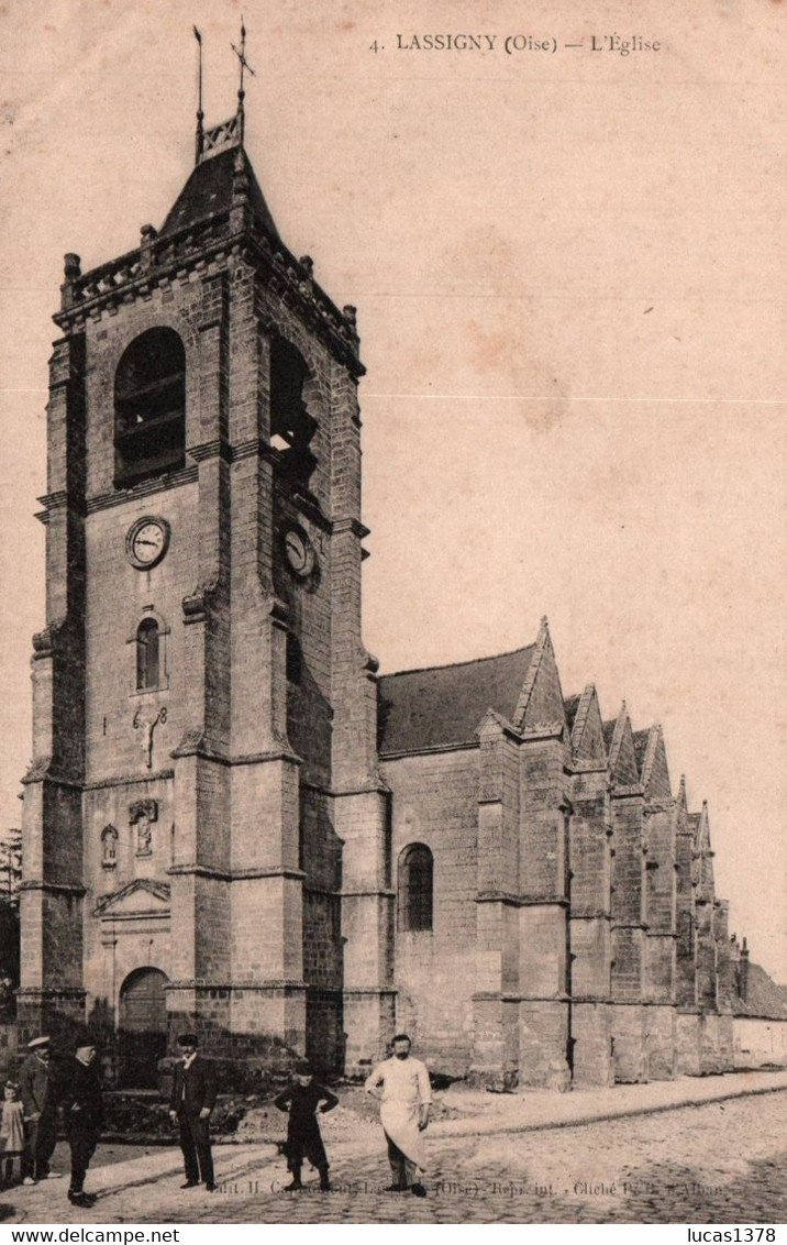 60  / LASSIGNY / L EGLISE / ANIMEE - Lassigny