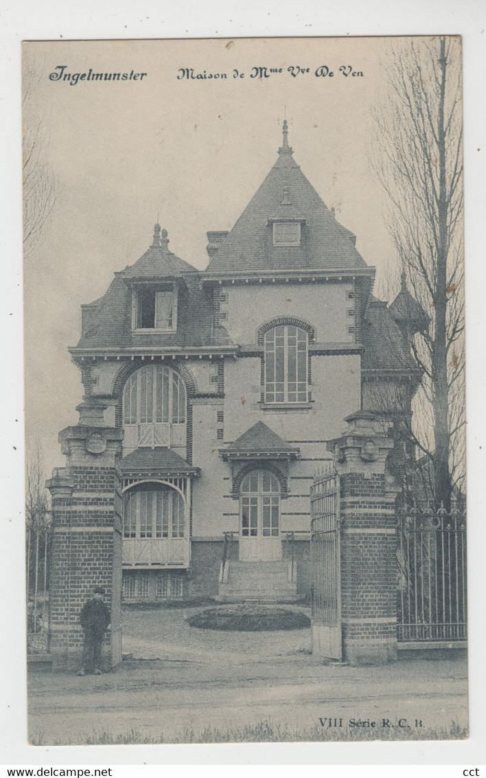 Ingelmunster  Maison De Mme Vve De Ven   Edit R.C.B VIII Série - Ingelmunster