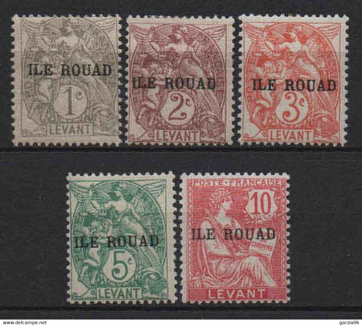 Rouad  - 1916 -  Type Blanc   -  N° 4 à 8 -  Neufs * - MLH - Neufs