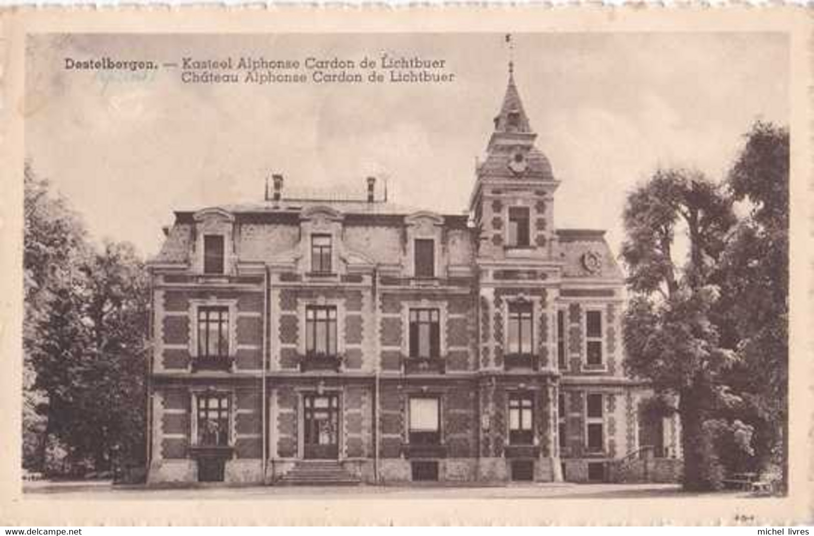 Destelbergen - Kasteel Alphonse Cardon De Lichtbuer - Circulé En 1955 - TBE - Destelbergen