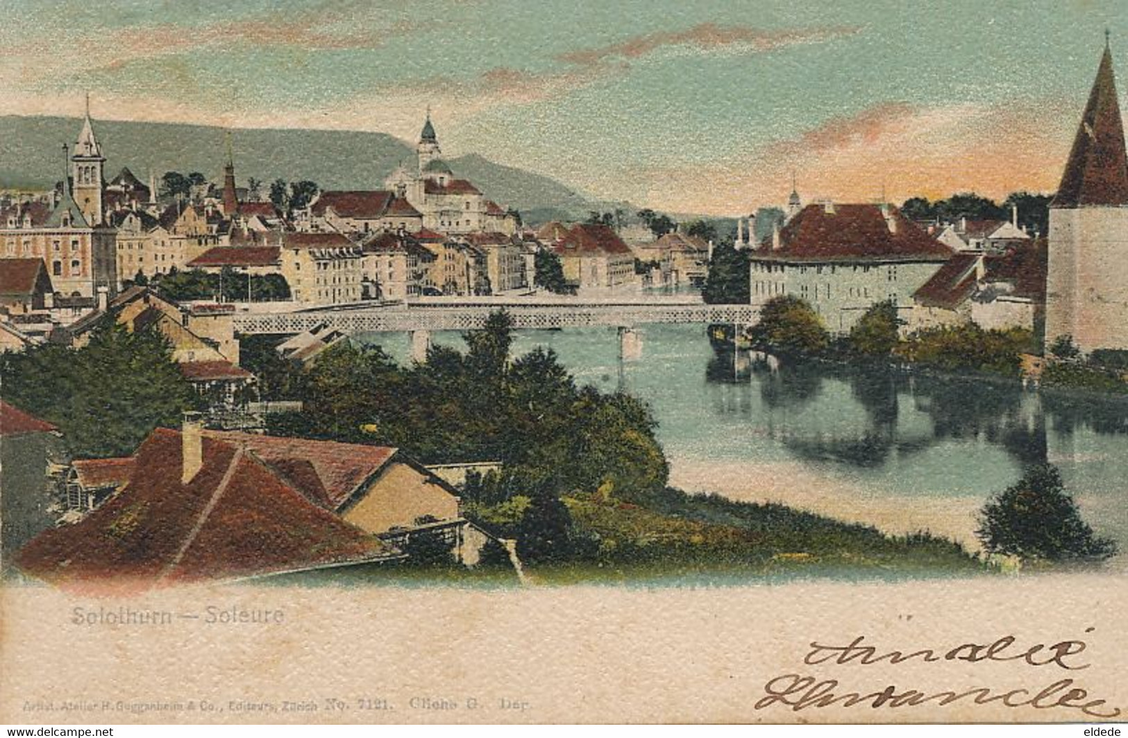 Solothurn Soleure  Niederbipp Vers Havane Cuba 1902 - Soleure