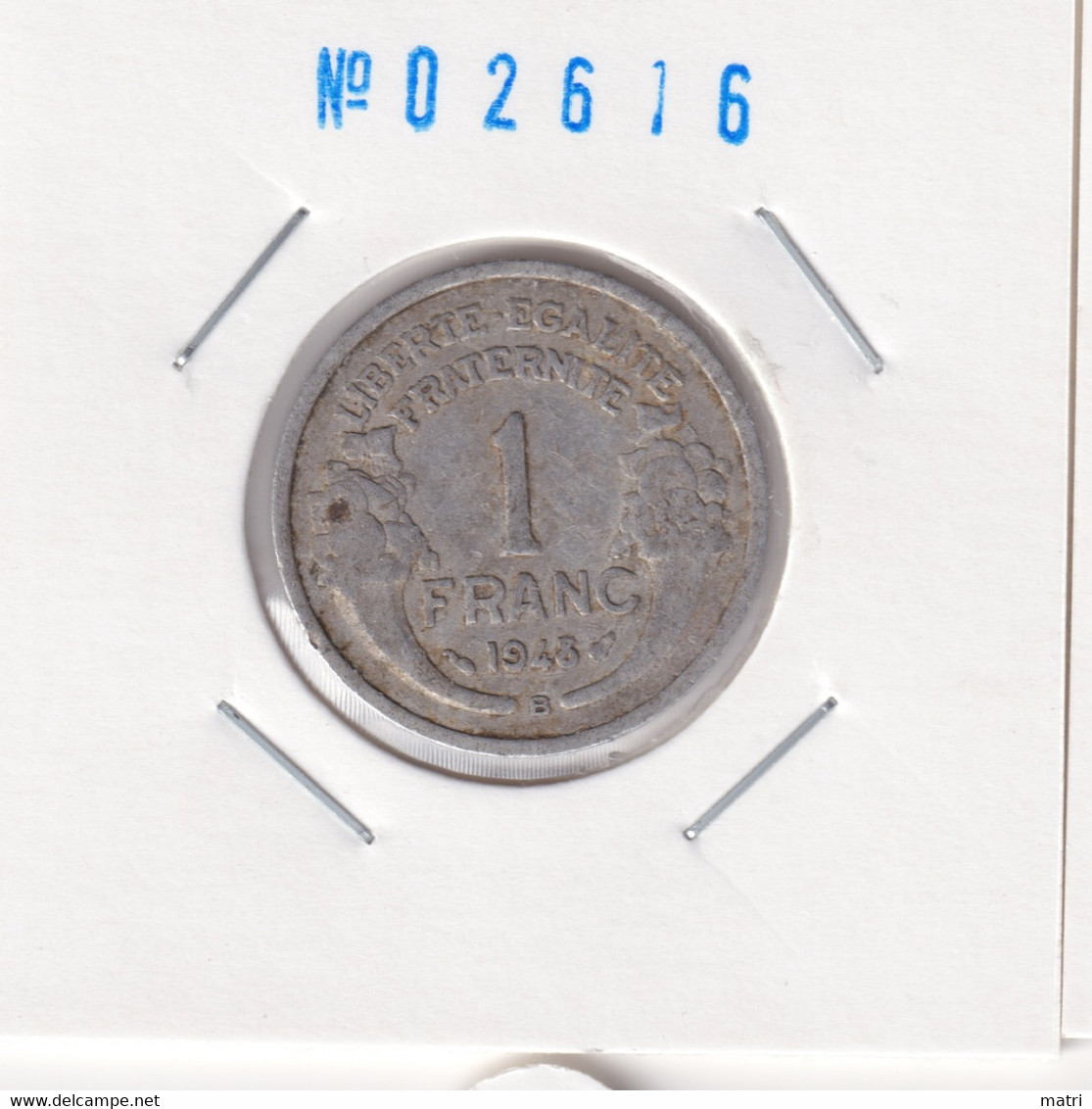 France 1 Franc 1948 B Km#885.a2 - 1 Franc