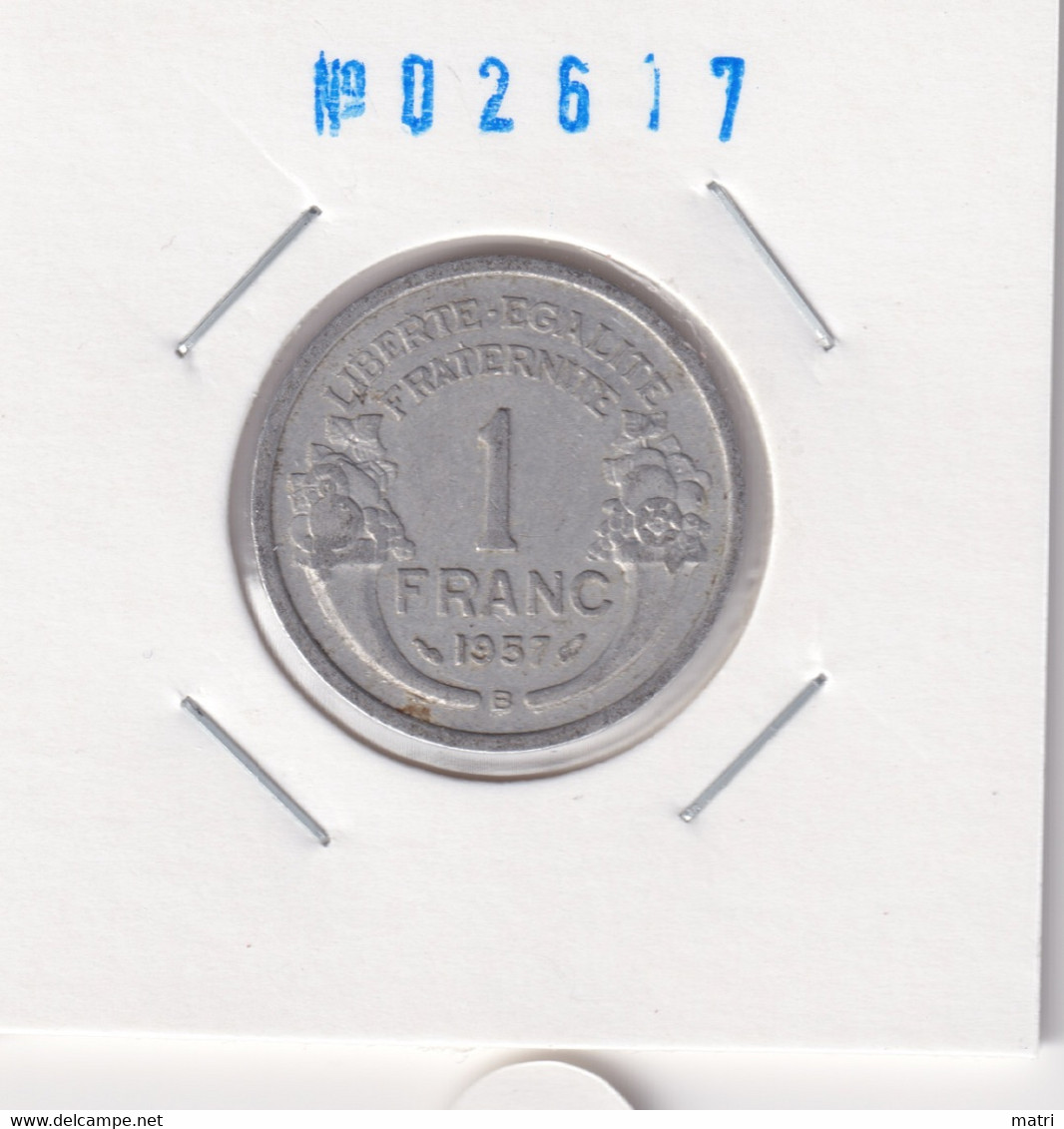 France 1 Franc 1957 B Km#885.a2 - 1 Franc