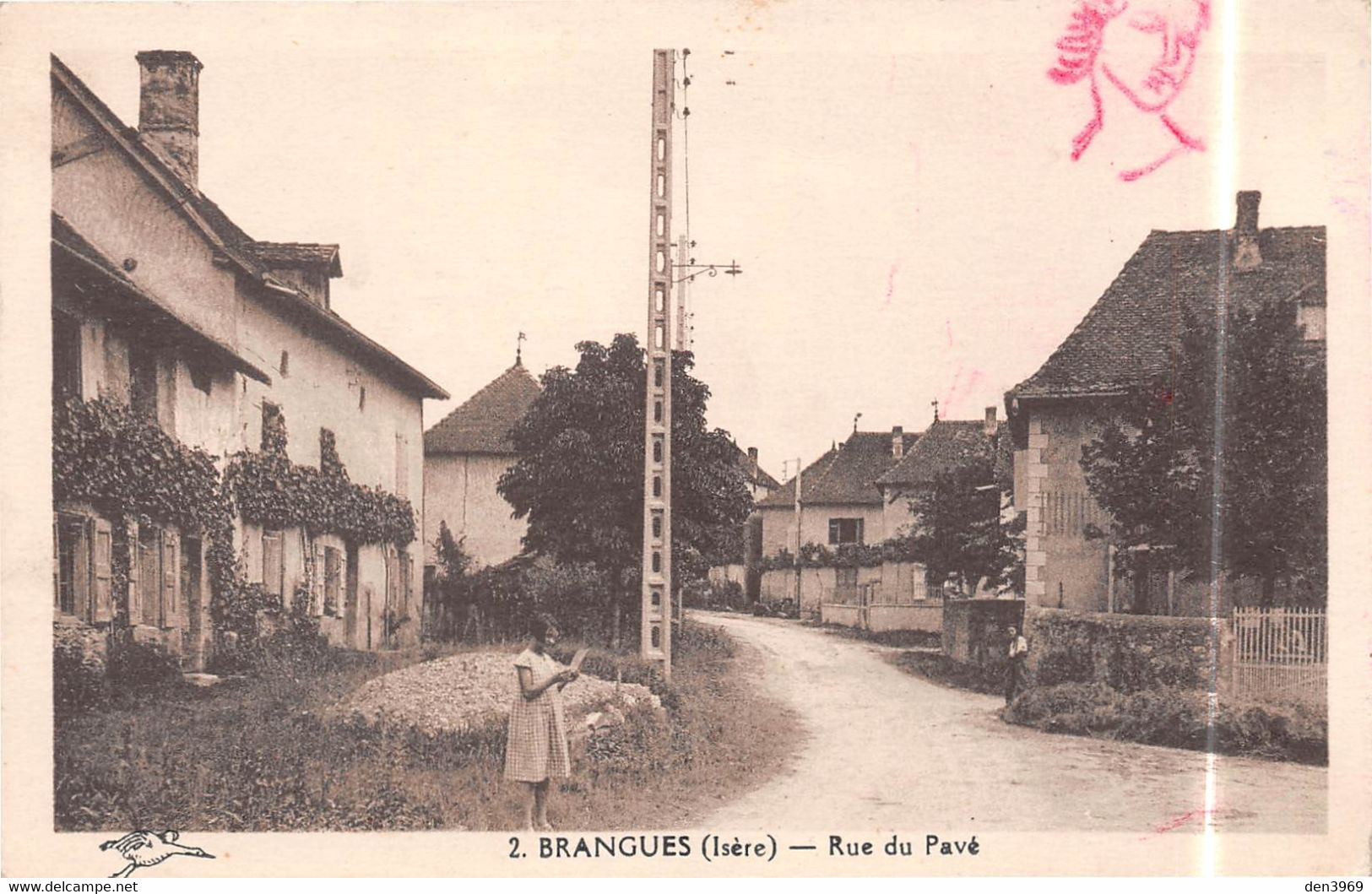 BRANGUES (Isère) - Rue Du Pavé - Brangues