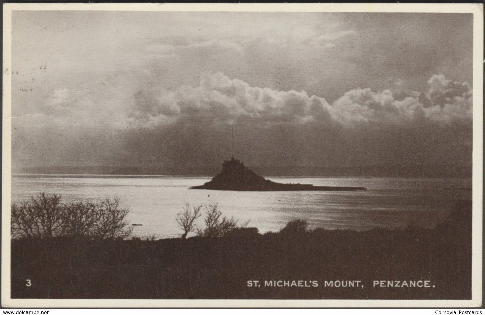 St Michael's Mount, Penzance, Cornwall, C.1940s - Postcard - St Michael's Mount