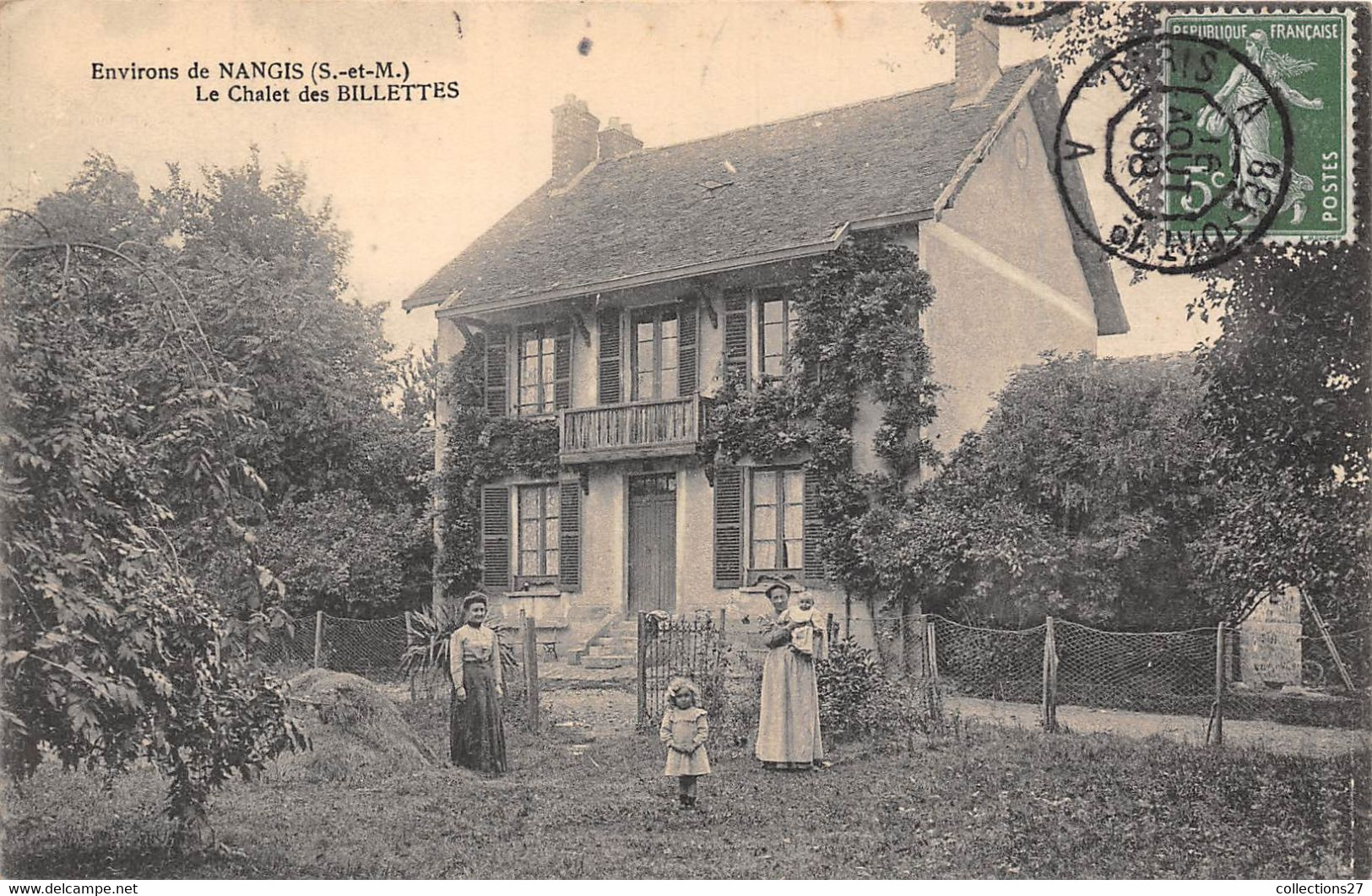 77-ENVIRONS DE NANGIS- LE CHALET DES BILLETTES - Nangis