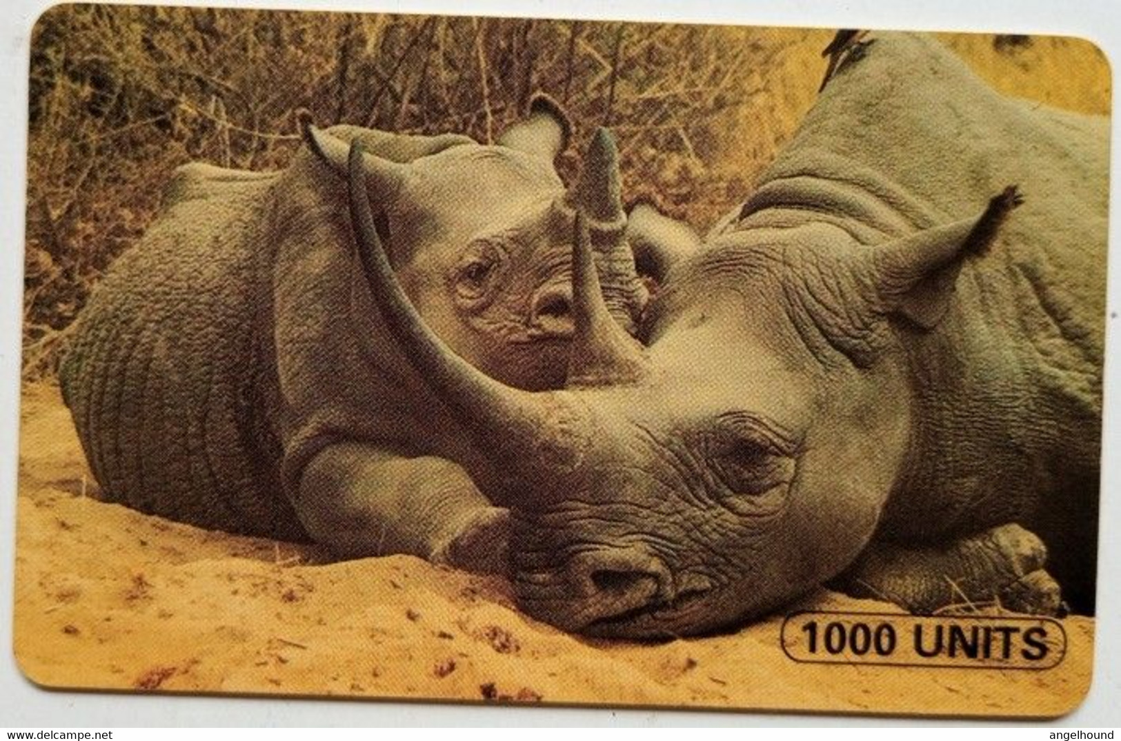 Tanzania TSHS 1000 "  Rhinoceros " - Tanzania