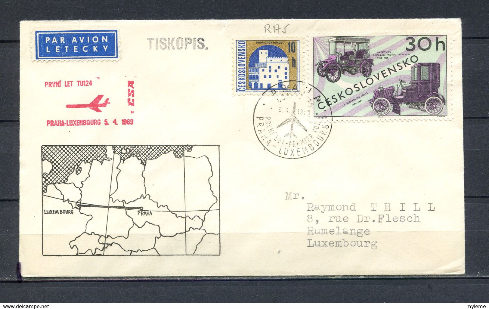 Z3-7 Courrier Avec Cachet Ou Oblitération événementiel, 1ère Liaison Aérienne, Postale De Nuit - Aerei