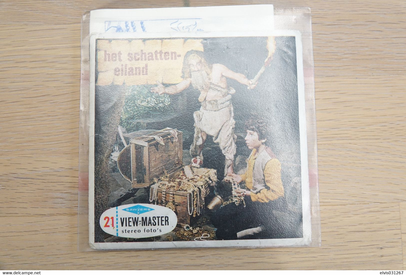 VIEW-MASTER Vintage Reels : GAF - Het Schatteneiland - L'Ile Au Tresor - Original - Reels - Viewmaster - Stereoviewer - Visionneuses Stéréoscopiques