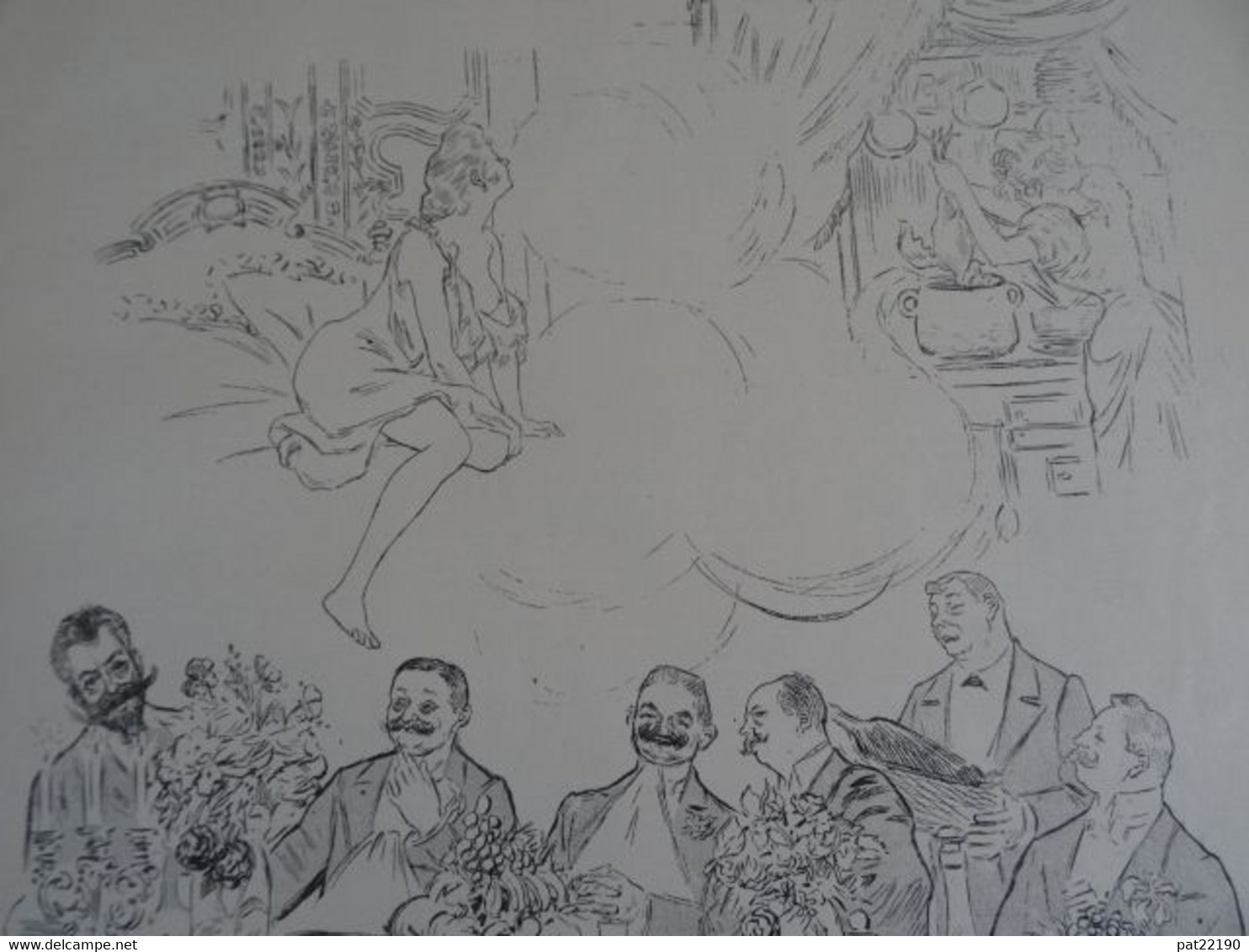 Revue Le Courrier Français 1899 Willette  Menu Diner Poule Au Pot Chez Laurent Escrime Ivrognerie Russie - Magazines - Before 1900