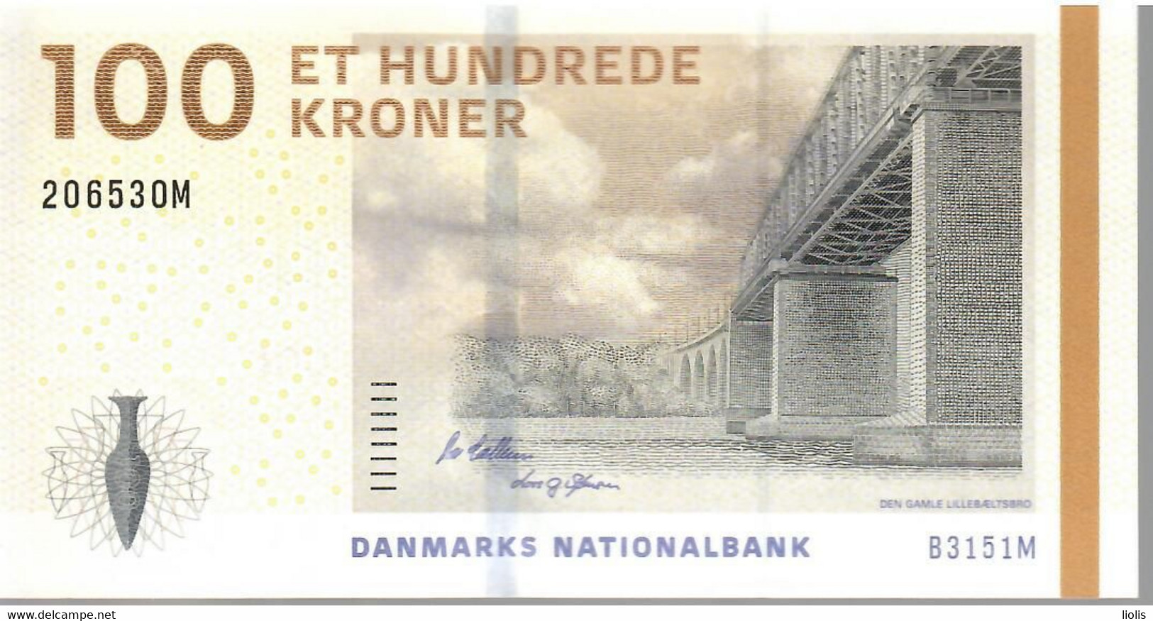 Denmark  100 Kroner 2015 UNC - Danemark