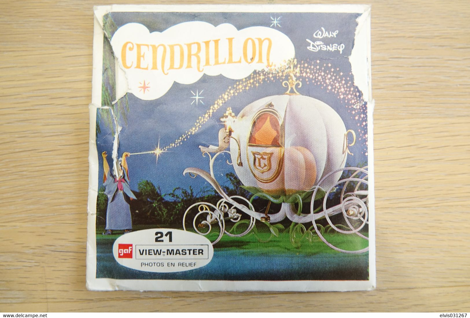 VIEW-MASTER Vintage Reels : GAF - Cendrillon - Original - Reels - Viewmaster - Stereoviewer - Visionneuses Stéréoscopiques