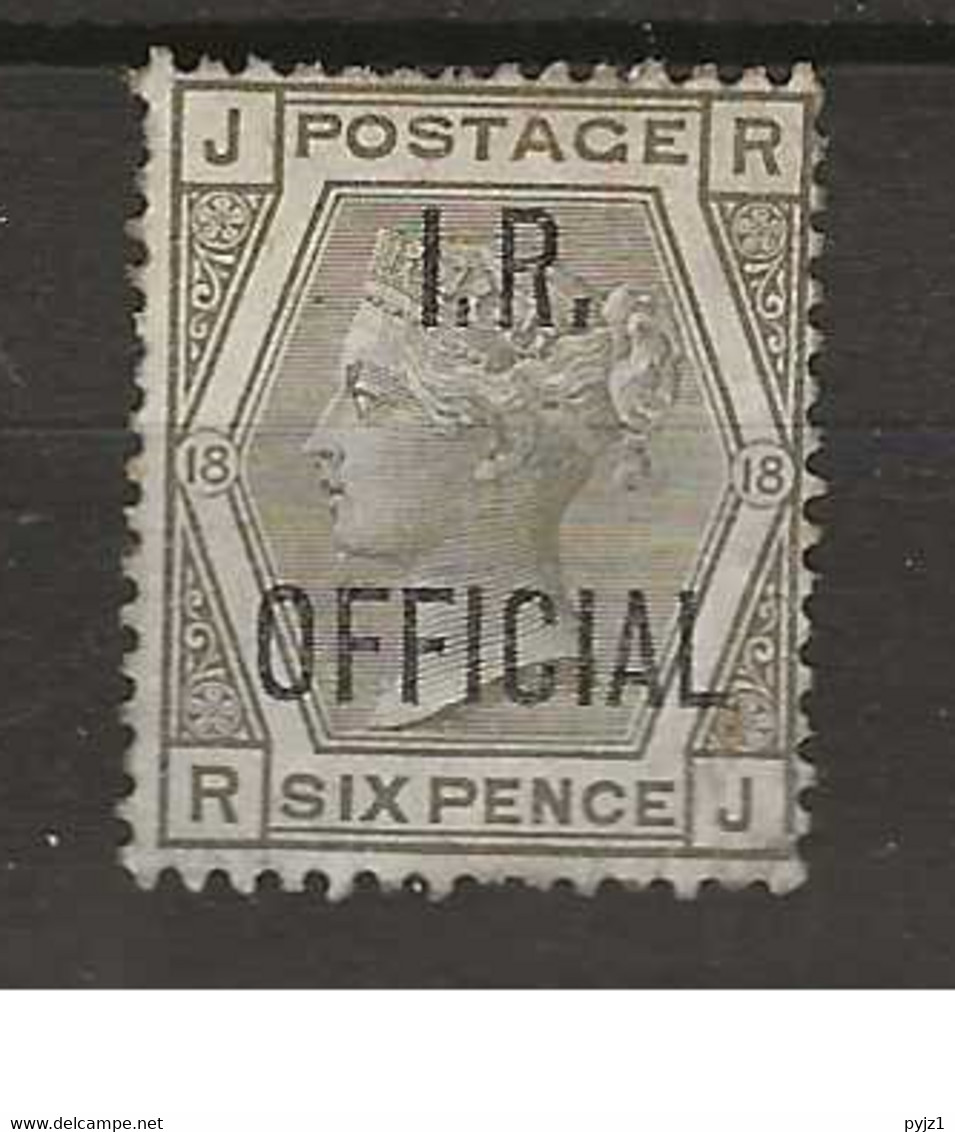 1882 MNG GB  IR Official SG O4 - Service