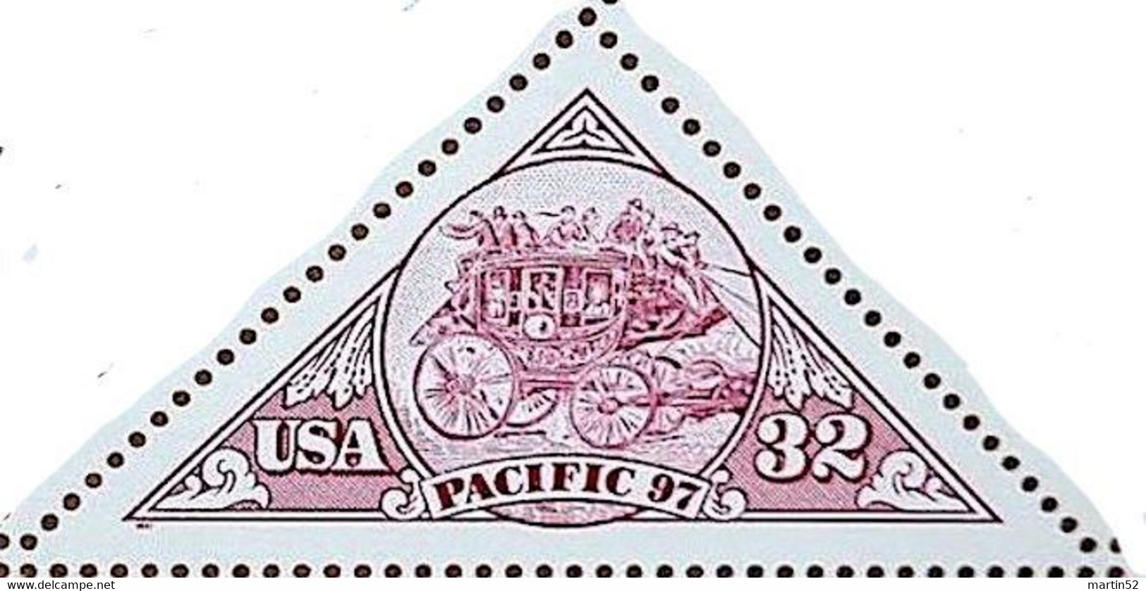 USA 1997: PACIFIC 97 INTERNATIONAL STAMP EXHIBITION (32 C. Stagecoach) Michel-N° 2810 ** MNH - Diligences