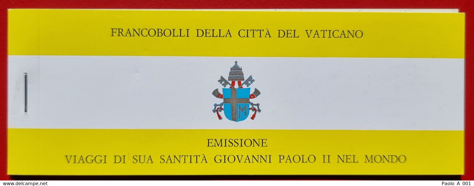 VATICANO VATIKAN VATICAN 1982 MNH BOOKLET PILGRIMAGE POPE JOHN PAUL II IN THE WORLD LIBRETTO VIAGGI - Nuovi