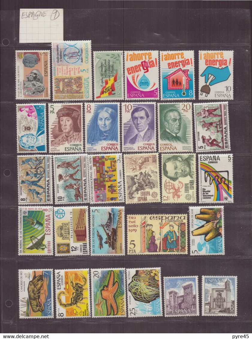 ESPAGNE LOT DE 141 TIMBRES **  TOUTE PERIODE - Collections