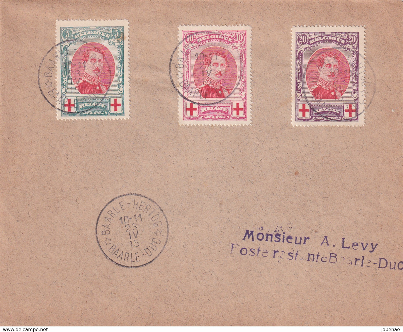 Belgie  FDC 132-134 - ....-1951