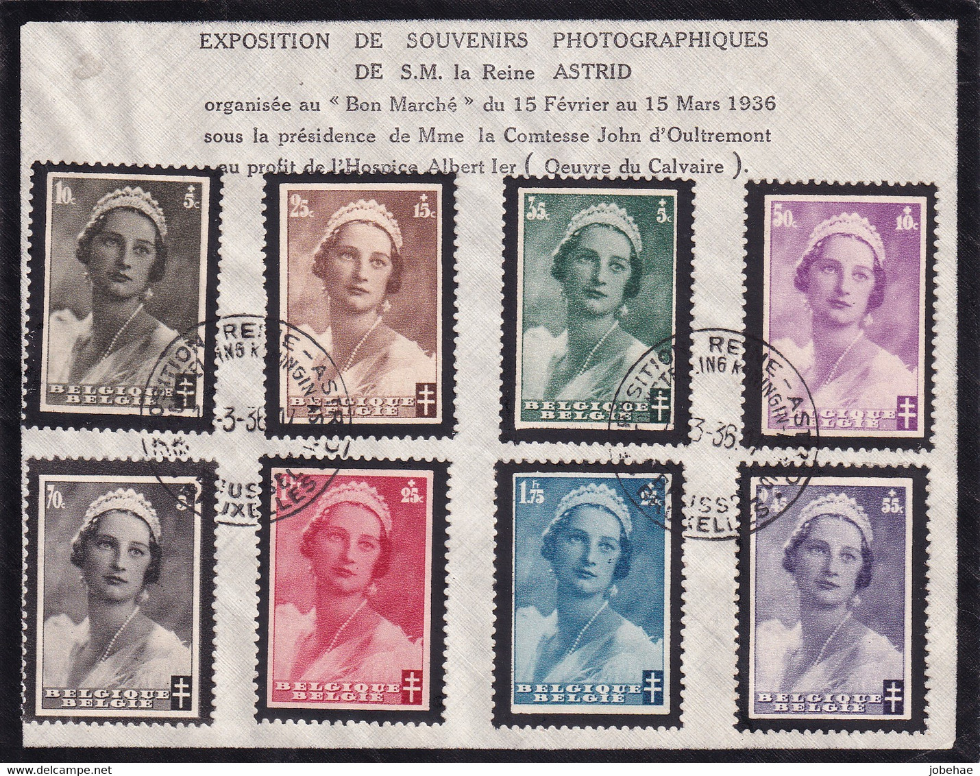 Belgie  FDC 411-418 - ....-1951