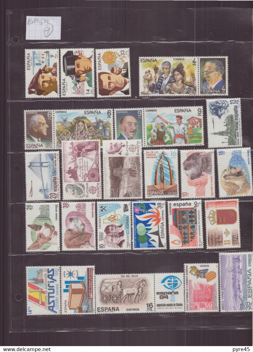 ESPAGNE LOT DE 140 TIMBRES **  TOUTE PERIODE - Collections