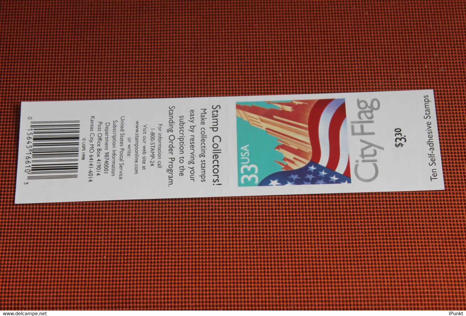 U.S.A. 1999, Flagge Vor Hausfassade; Folienblatt FB 53, MNH - Sonstige & Ohne Zuordnung