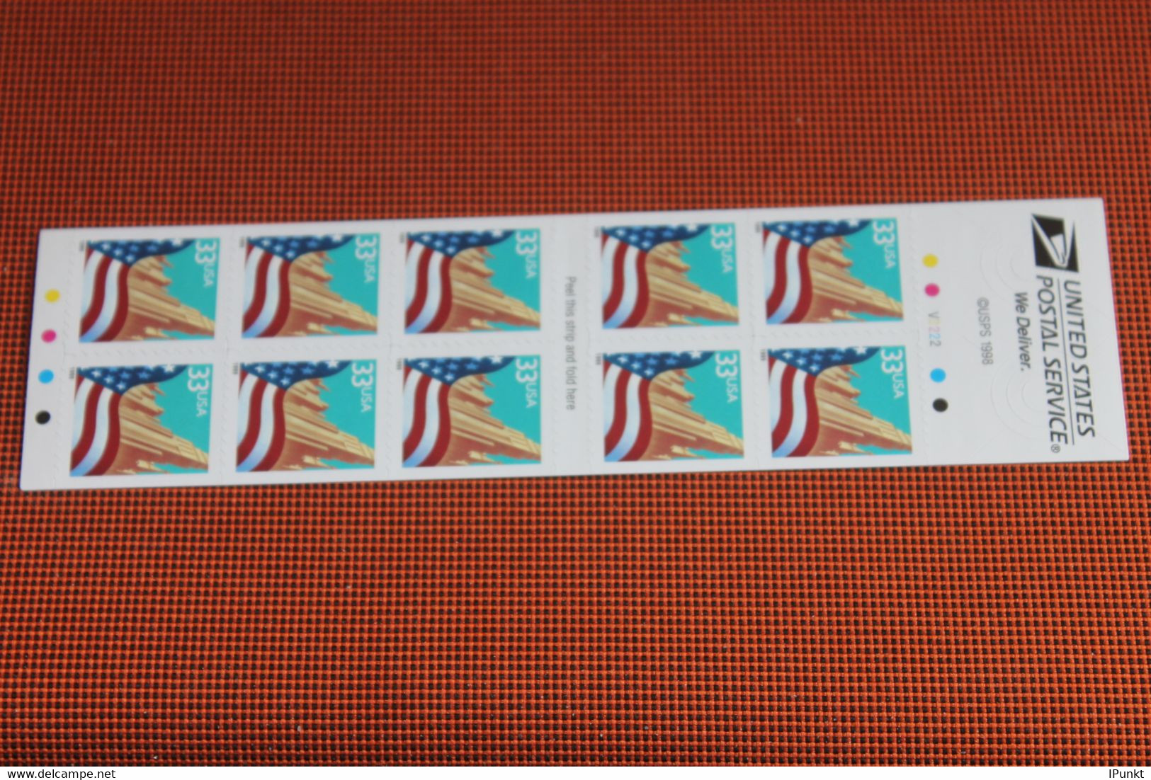 U.S.A. 1999, Flagge Vor Hausfassade; Folienblatt FB 53, MNH - Altri & Non Classificati