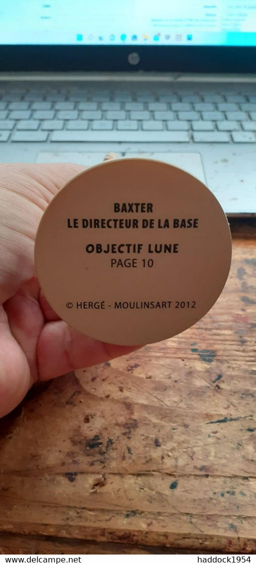 BAXTER Le Directeur De La Base TINTIN Objectif Lune HERGE Moulinsart 2012 - Statuette In Resina