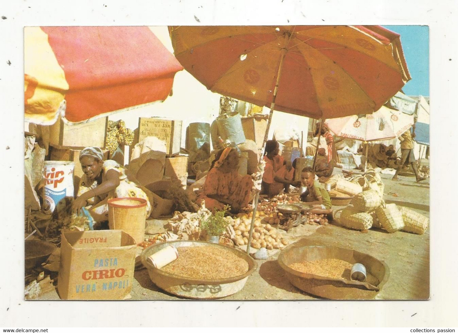 Cp, Commerce,marché , étalages Typiques ,DJIBOUTI, Vierge - Markets