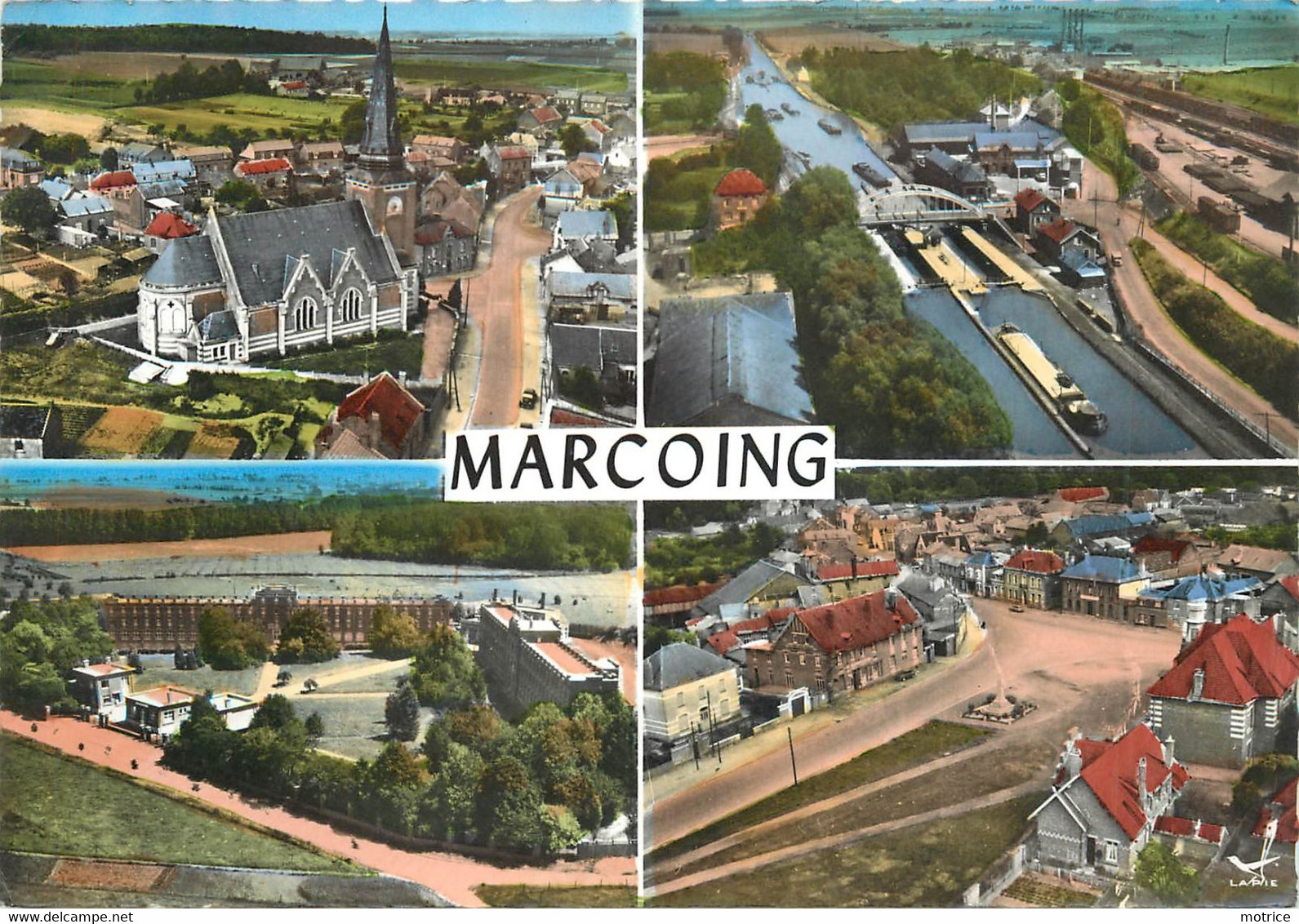 MARCOING - Carte Multi-vues. - Marcoing