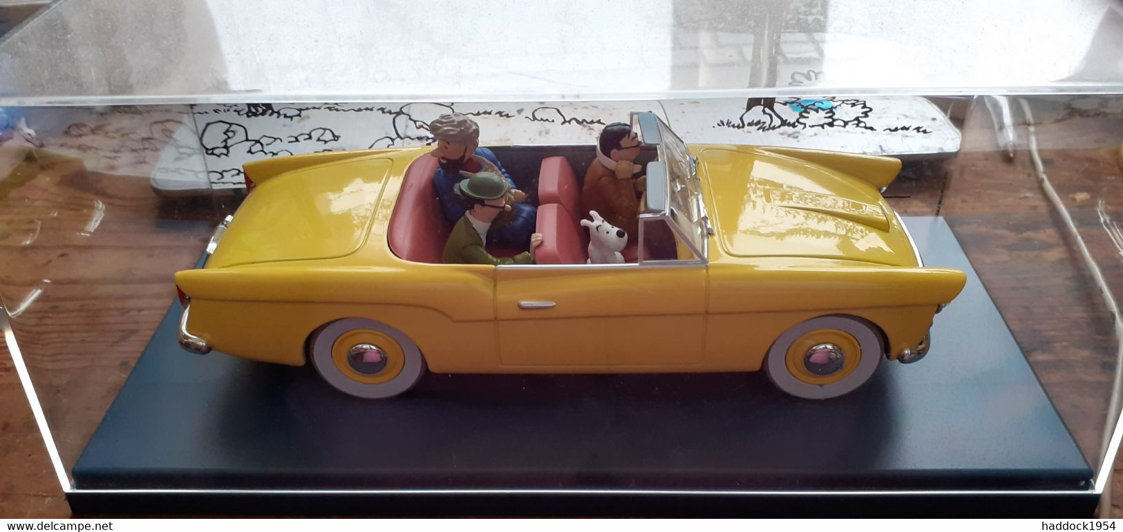 Le Cabriolet BORDURE TINTIN L'affaire Tournesol HERGE Moulinsart - Figuren - Metall