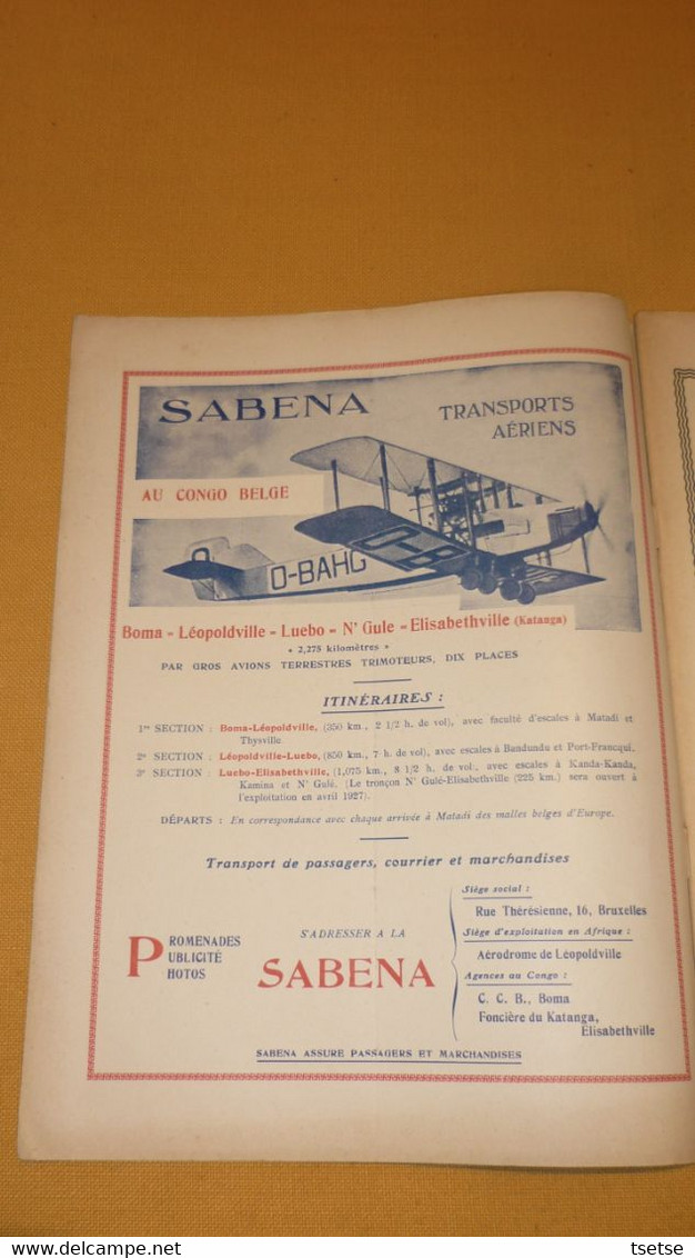 Revue " La Coquète De L'Air " - 1er Mai 1927 / Articles Pub Sabena , FN , SABCA, Shell - Autres & Non Classés