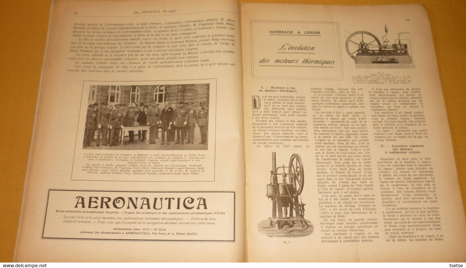 Revue " La Coquète De L'Air " - 1er Mai 1927 / Articles Pub Sabena , FN , SABCA, Shell - Sonstige & Ohne Zuordnung