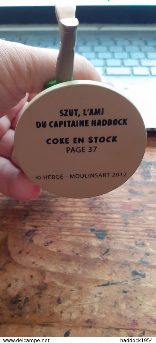 SZUT L'ami Du Capitaine HADDOCK TINTIN Coke En Stock HERGE Moulinsart 2012 - Statuettes En Résine