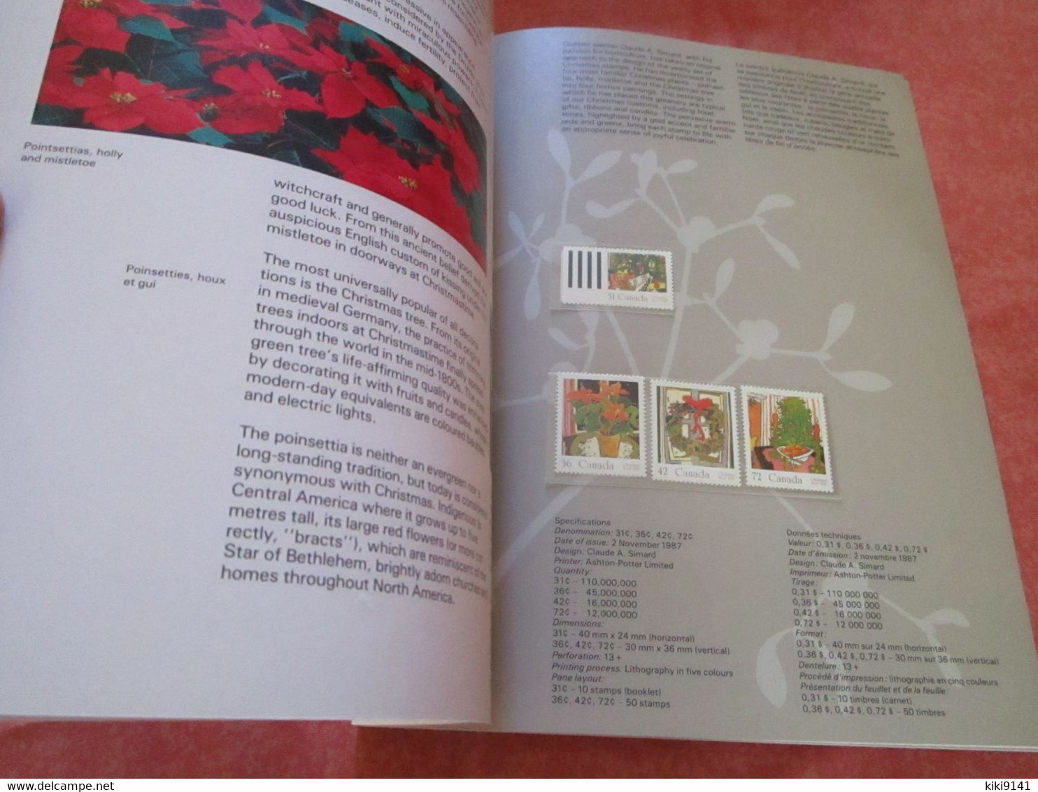 1987 - Souvenir Collection of the Postage Stamps - Collection-souvenir des Timbres-poste (46 pages)