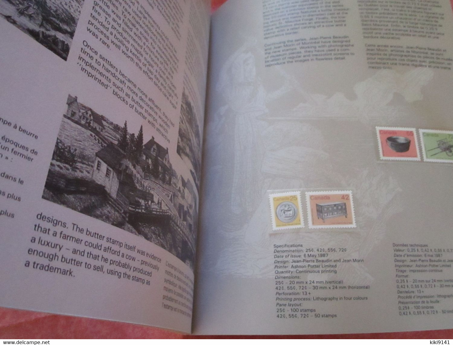 1987 - Souvenir Collection of the Postage Stamps - Collection-souvenir des Timbres-poste (46 pages)