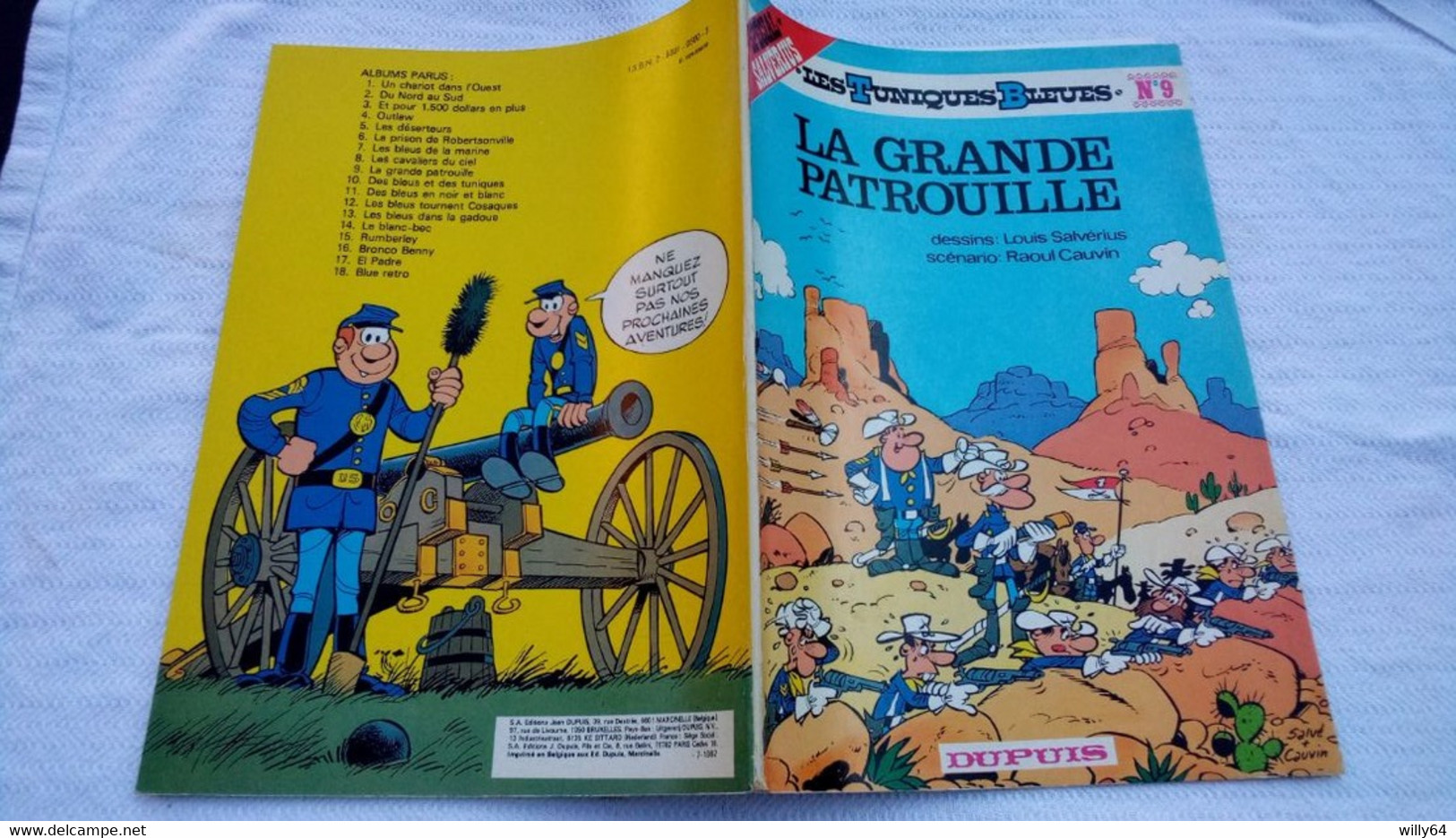 Les Tuniques Bleues   N°9   La Grande Patrouille  1976  Souple  TBE - Tuniques Bleues, Les