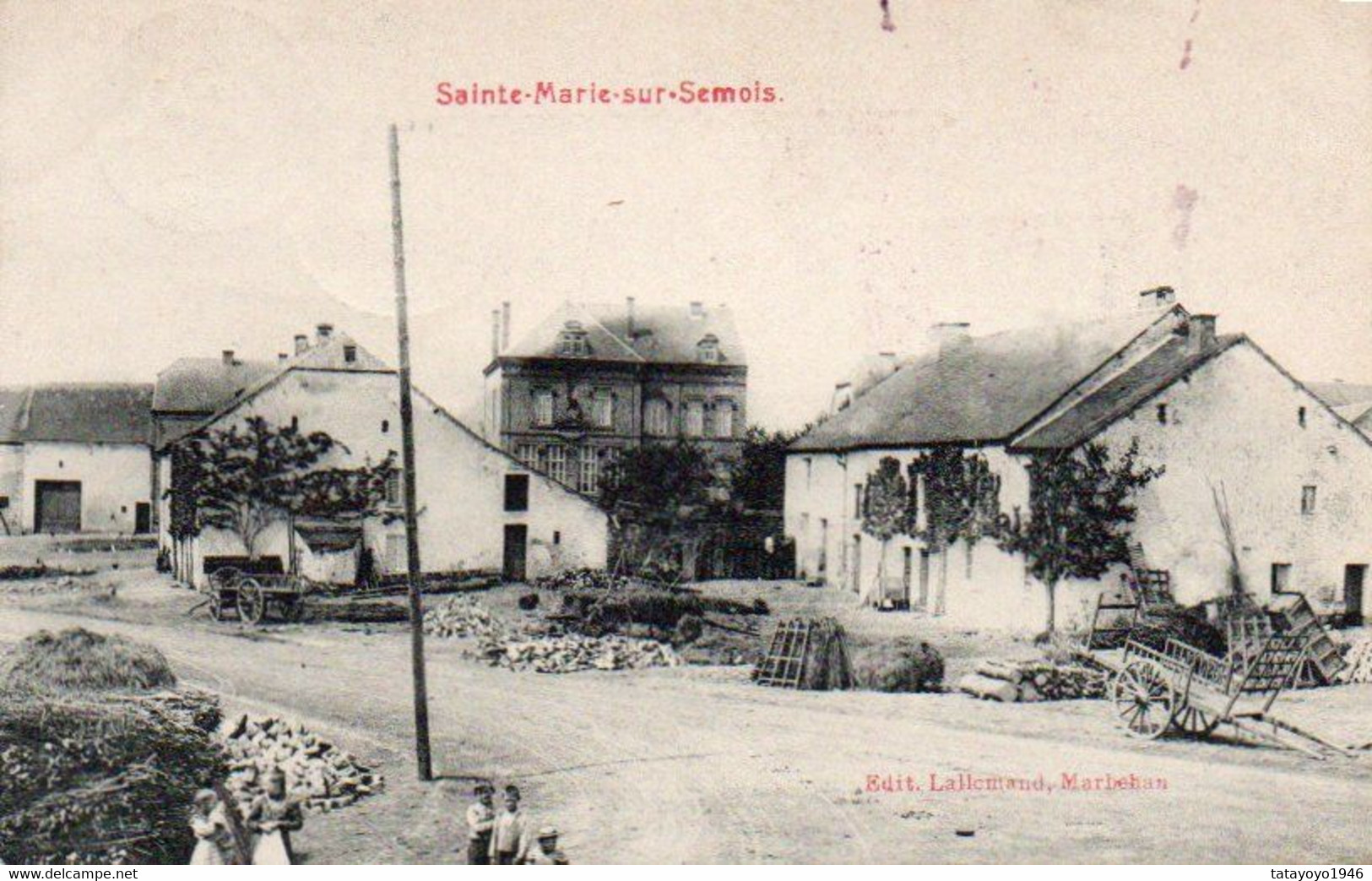 Sainte-Marie Sur Semois Voyagé En 1909 - Etalle