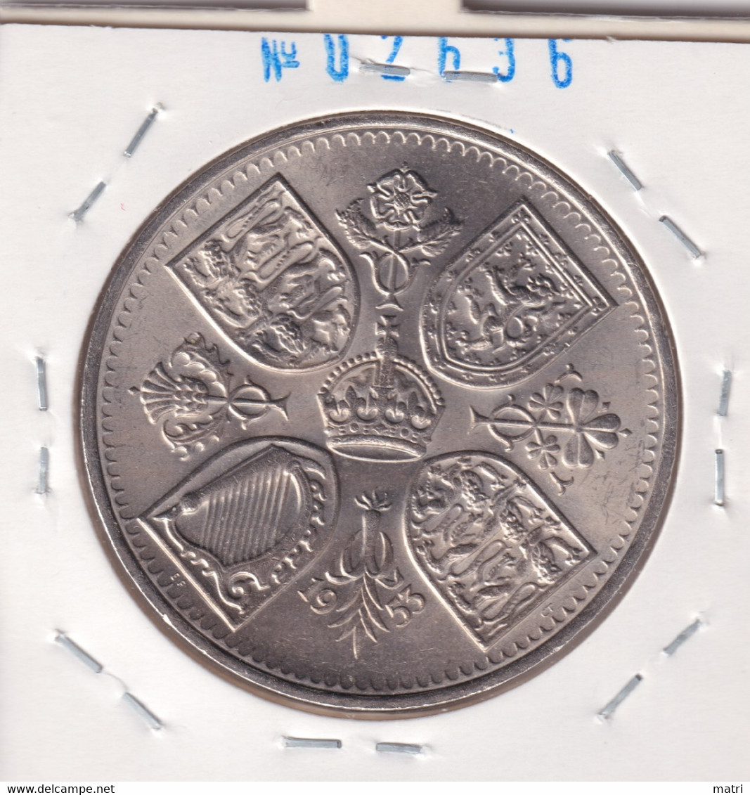 Great Britain 5 Shillings 1953 Km#895 - Sonstige & Ohne Zuordnung