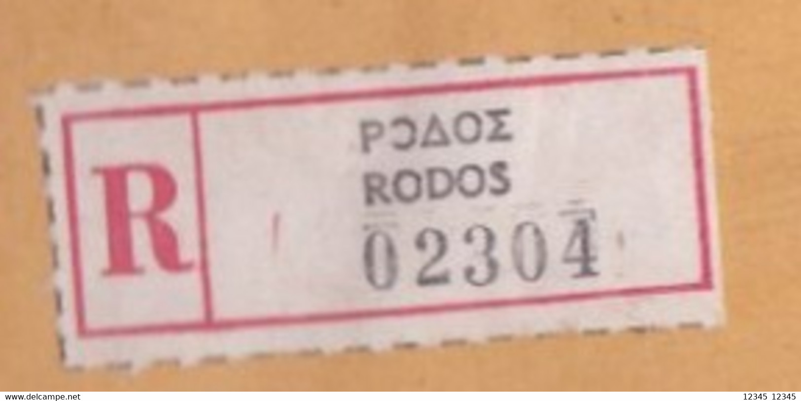 Griekenland 1983, Registered Letter From Rodos To Netherland - Lettres & Documents