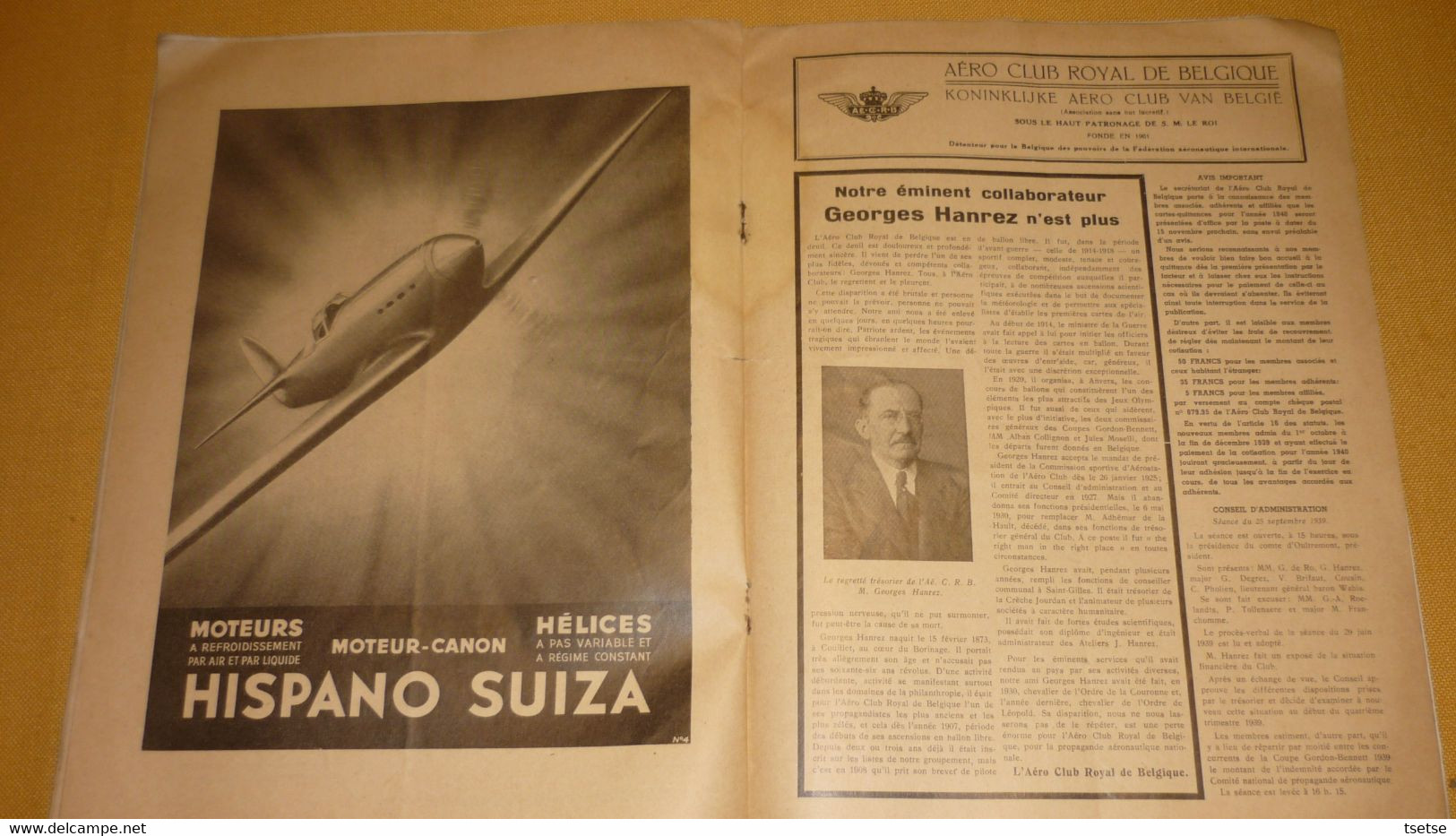 Revue " La Coquète De L'Air " - 1er Novembre 1938 / Articles Et Pub Sabena , SABCA, Junkers, Hispano-Suza - Sonstige & Ohne Zuordnung