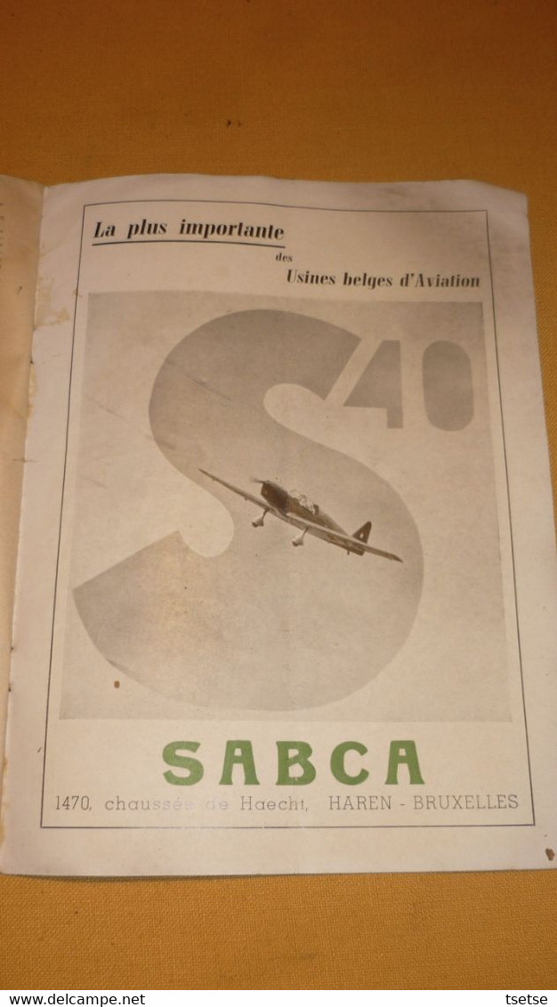 Revue " La Coquète de l'Air " - 1er Novembre 1938 / articles et pub Sabena , SABCA, Junkers, Hispano-Suza