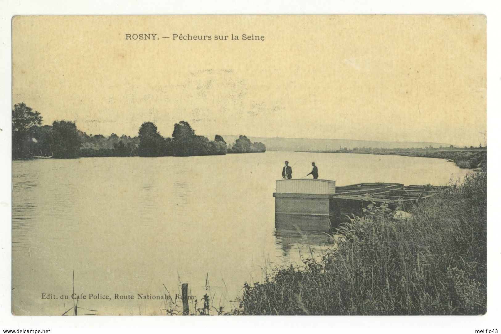 78/ CPA A - Rosny - Pecheurs Sur La Seine - Rosny Sur Seine