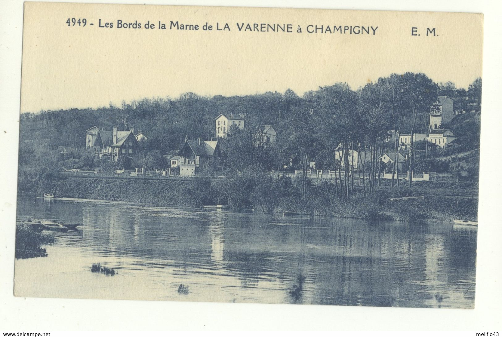 94/ CPA - Les Bords De La Marne De La Varenne à Champigny - Champigny Sur Marne