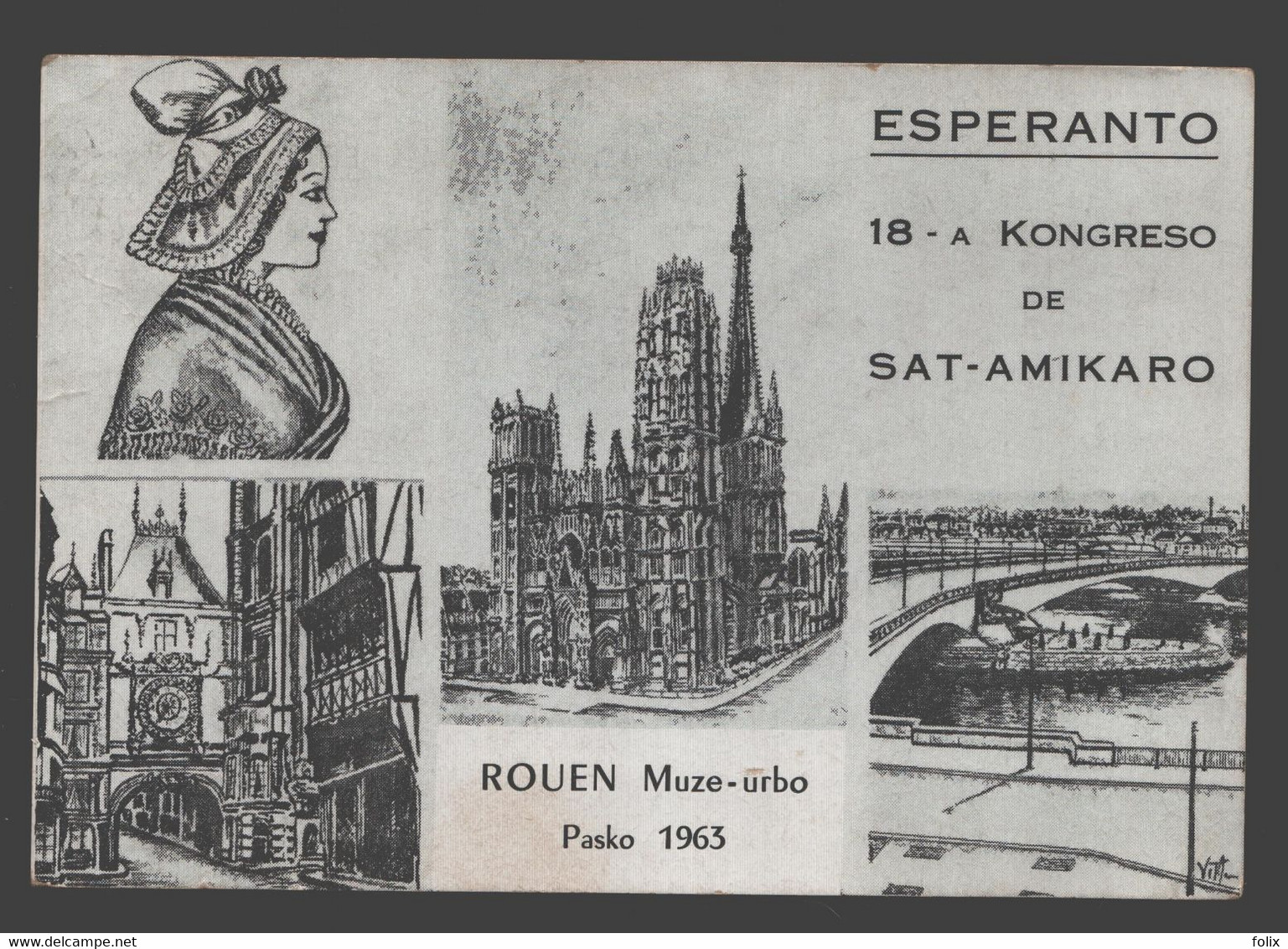 Rouen - Esperanto 18 - A Kongreso De Sat-Amikaro 1963 - Esperanto